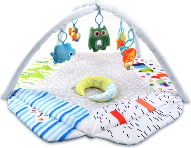 Pædagogisk legemåtte 2-i-1 TinyMini babyens verden