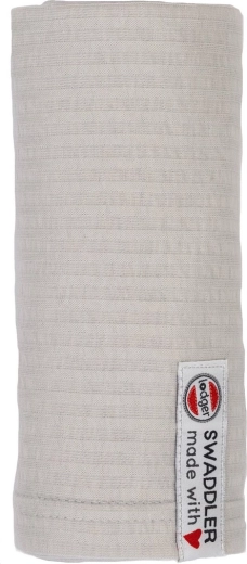 Lodger Swaddler seersucker stofble 70 × 70 cm steel