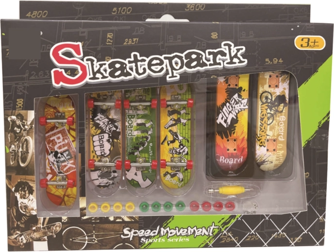 Skateboardsæt til børn, 6 stk.