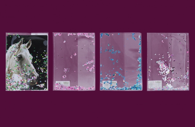 Omslag til A5-hæfte glitter