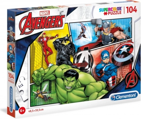 Puslespil 104 brikker MARVEL The Avengers
