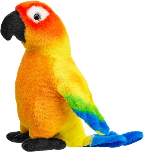Solparakit plysdyr 20 cm