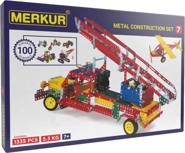 Merkur M7 stor metalbyggesæt med 1335 dele
