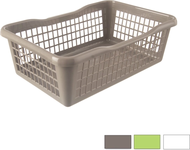 Plast opbevaringskurv 30 × 20 × 10 cm, mix farver