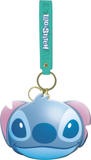 Nøglering med mini pung STITCH blå