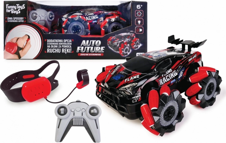 RC-bil Future styret med hånden