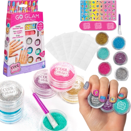 Cool Maker Go Glam sæt til negledekoration med glitter og klistermærker