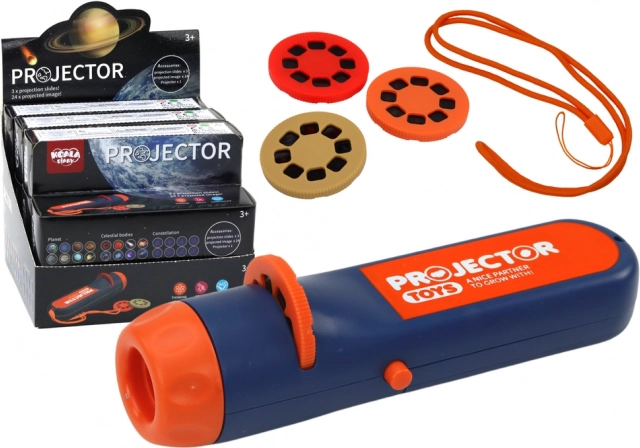 Børneprojektor til rummet med 24 projektioner