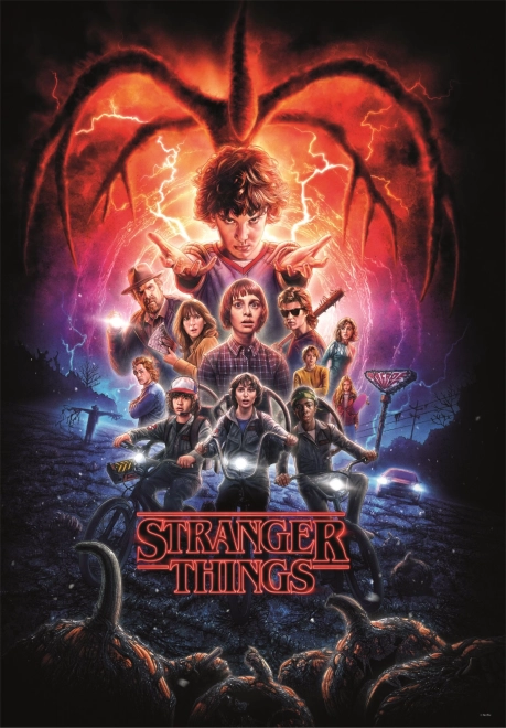 Puslespil Netflix: Stranger Things 2. serie 1000 brikker