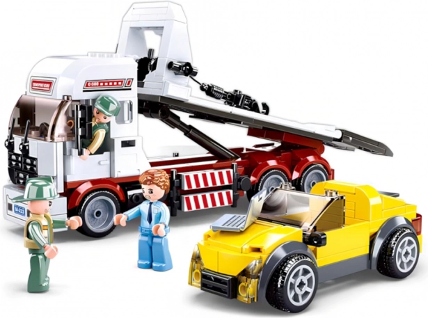 Sluban Town Bugserbil med tipkasse