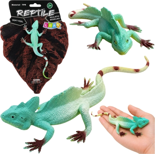 Realistisk gummifigur af sejlagame 16 cm