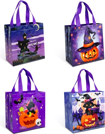 Halloweenpose med 4 motiver - 1 stk.