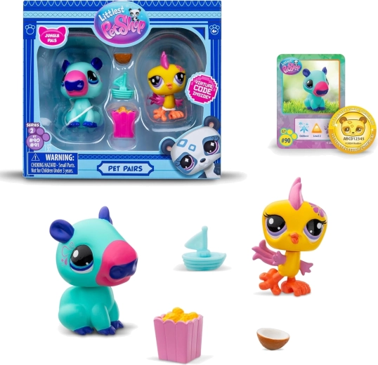 Hasbro Littlest Pet Shop Pet Jungle sæt med figurer og tilbehør