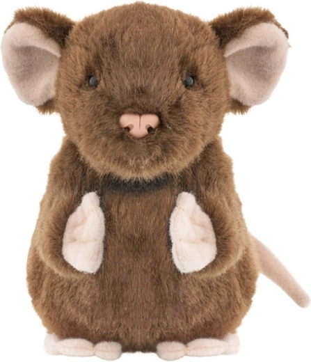 Brun plysmus 13 cm