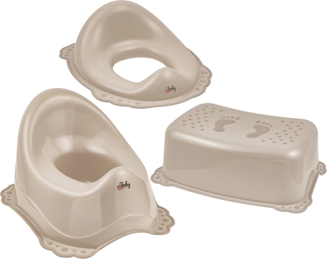 Maltex skridsikkert toiletsæt Classic beige