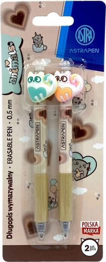 Astra viskelærepenn Kočička, sæt 2 stk