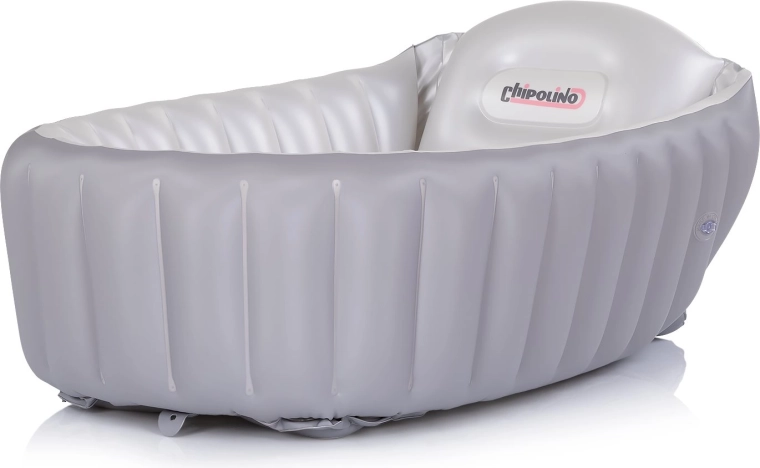 Chipolino oppusteligt babybadekar Baby Cloud – Grå