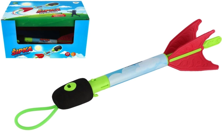 Udkydningspil med lys på batteri 27 cm - 1 stk.