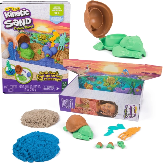 Kinetic Sand Project Planet Havskildpadder