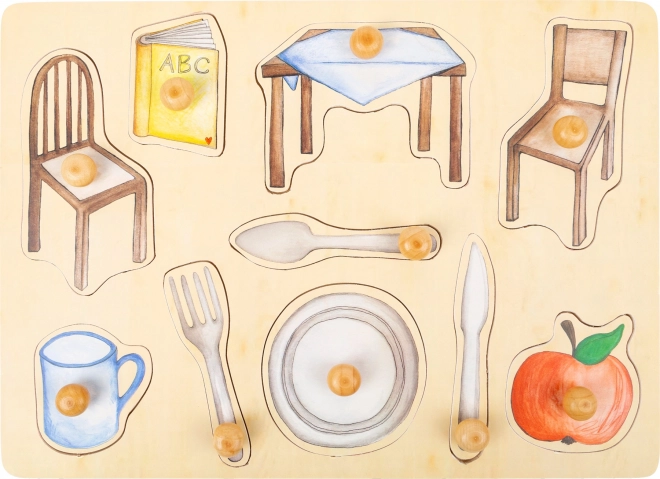 Small foot træpuslespil hverdagsting