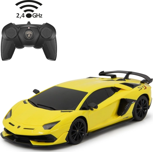 Jamara Lamborghini Aventador SVJ RC-bil 1:24, gul, 2,4 GHz