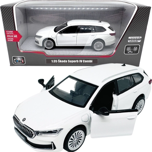 Metalmodel Škoda Superb IV Combi 1:35 hvid
