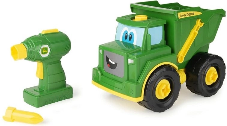 TOMY John Deere Byg din egen dumptruck Johnny med skruetrækker