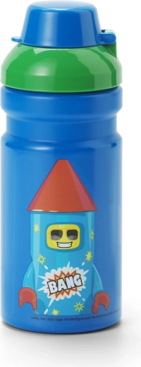 Lego Rocket drikkeflaske blå-grøn 390 ml