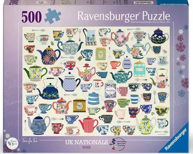 Ravensburger Puzzle Tid til te 500 brikker