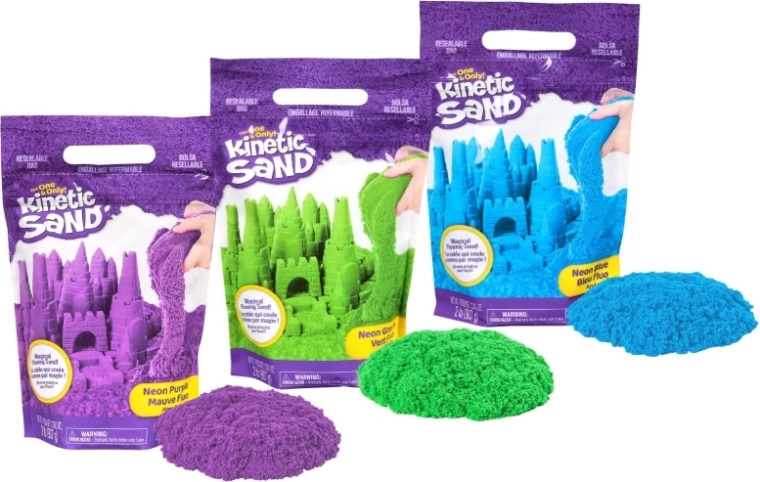 Spin Master Kinetic Sand Colour Sand – farvet kinetisk sand (assorteret)