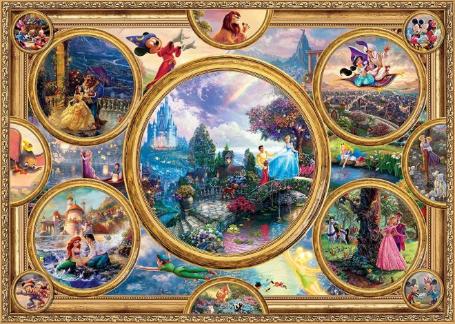 Puzzle SCHMIDT Disney-collage 2000 brikker