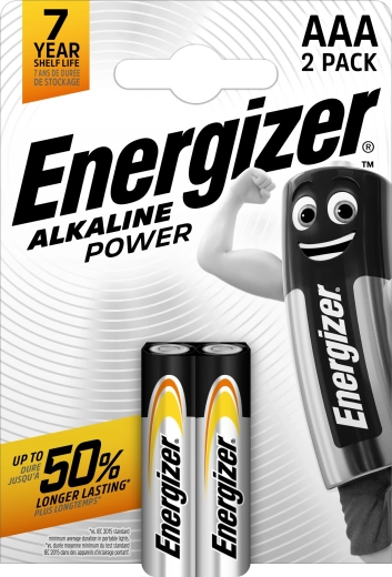 Energizer Alkaline Power AAA mikrofingerbatterier 2 stk.