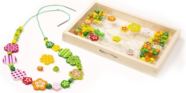 Grønt perlesæt Kwiatuszki