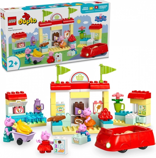 LEGO® DUPLO® 10434 Gurli Gris og supermarkedet
