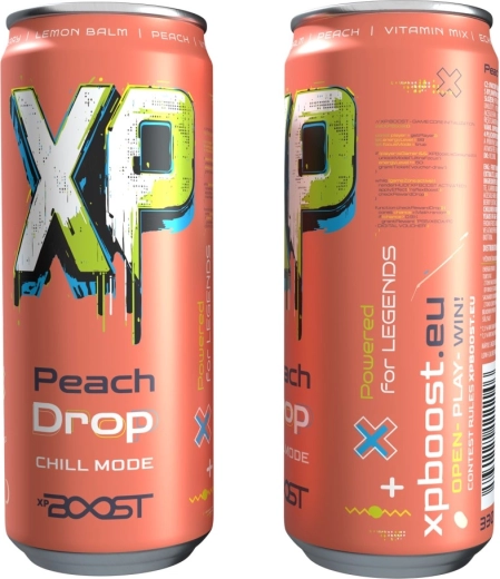 XP BOOST drink børne urte-drink Peach Drop 330 ml - 1 stk.