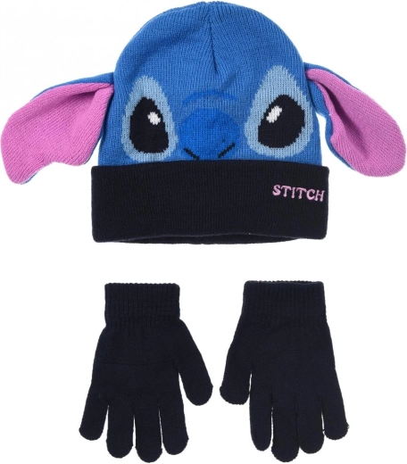 Børnehue og handsker Lilo og Stitch