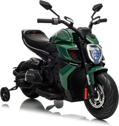 Elektrisk motorcykel til børn DUCATI DIAVEL V4 XMX656 – grøn