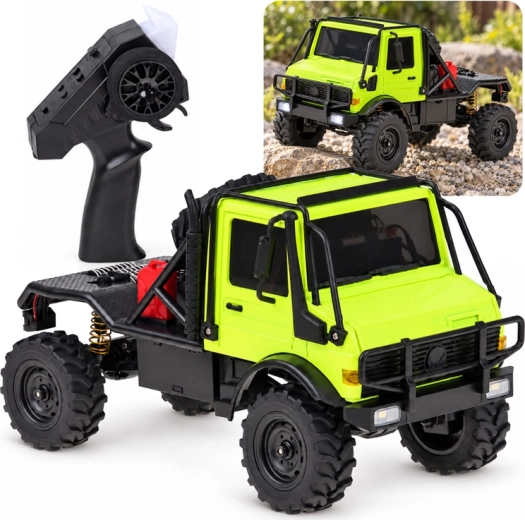 Fjernstyret terrængående køretøj MN Model U4000 4WD 1:18 med LED-lys