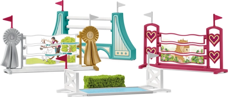 Schleich HORSE CLUB tilbehør til springbane