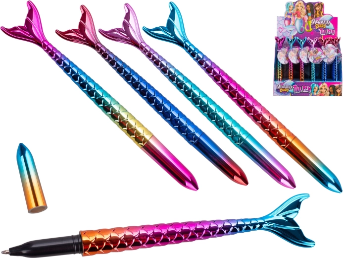 Kuglepen formet som en havfrues hale