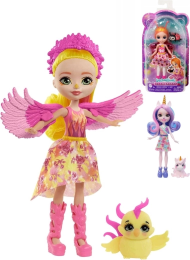 Mattel Enchantimals dukke med kæledyr 15 cm - 1 stk.