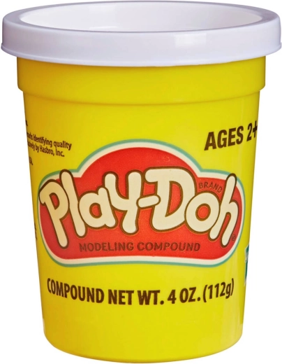 Play-Doh modellervoks hvid 112 g i bøtte - 1 stk.