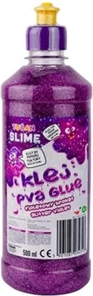 Tuban glitrende PVA-lim 500 ml – Lilla