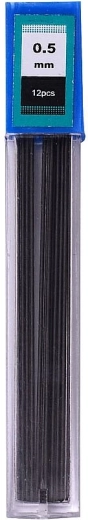 Reserveblyanter til mekanisk blyant HB 0,5 mm CONCORDE, 12 stk.