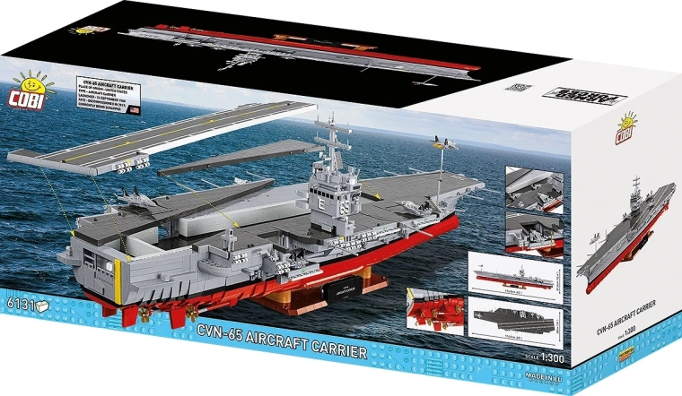 Byggesæt COBI hangarskib CVN-65 – 6131 dele