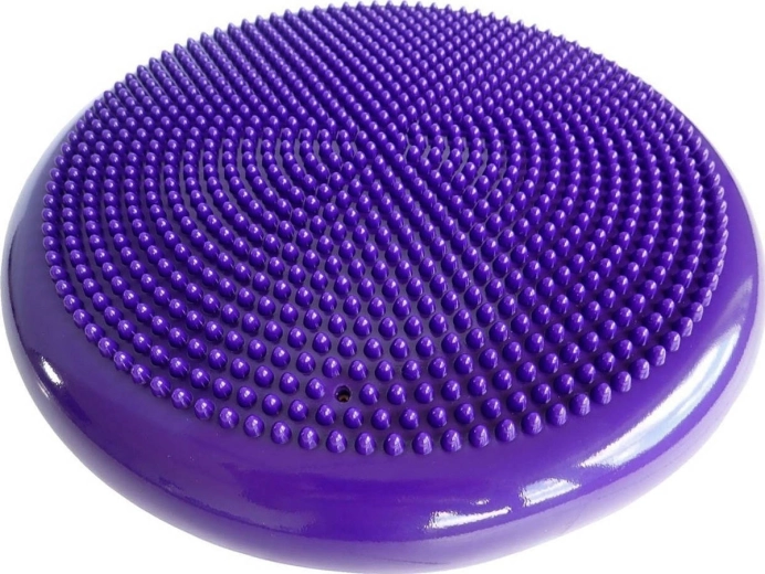 Merco dobbeltsidet balance- og massagepude lilla 33 cm - 1 stk.