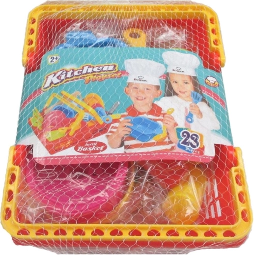 Køkkenkurv til madlavning for børn, sæt med 23 dele