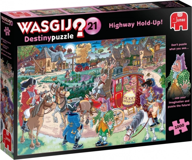 JUMBO Puzzle WASGIJ Destiny 21: Overfald 1000 brikker