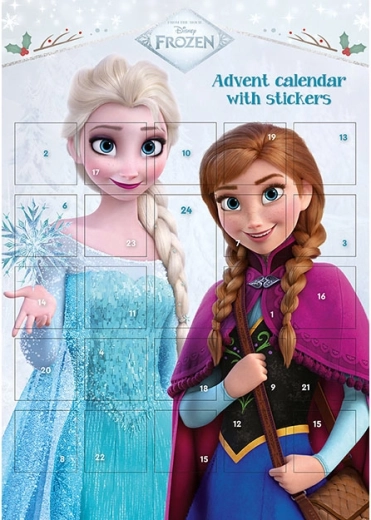 Adventskalender med klistermærker – Frost