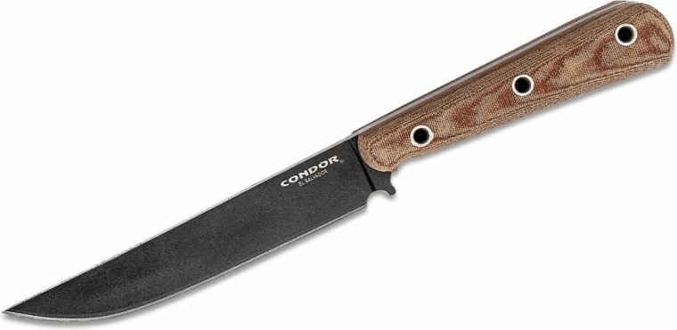 Taktisk kniv Condor Skirmish Knife 14,4 cm med Micarta-skæfte og skede i nylon/kydex
